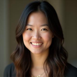 Smiling professional headshot of founder, Sarah Chen